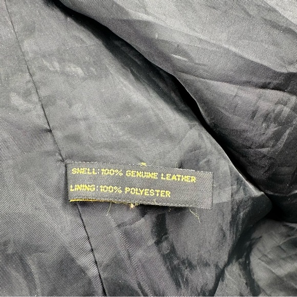 Harley Davidson Men’s Leather Ride with the wind Jacket Size M - Picture 9 of 12